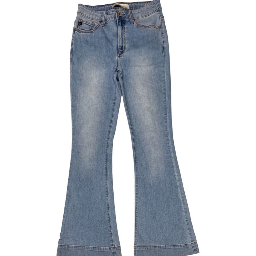 KanCan Light Wash Super Flare Jeans Size 27/7